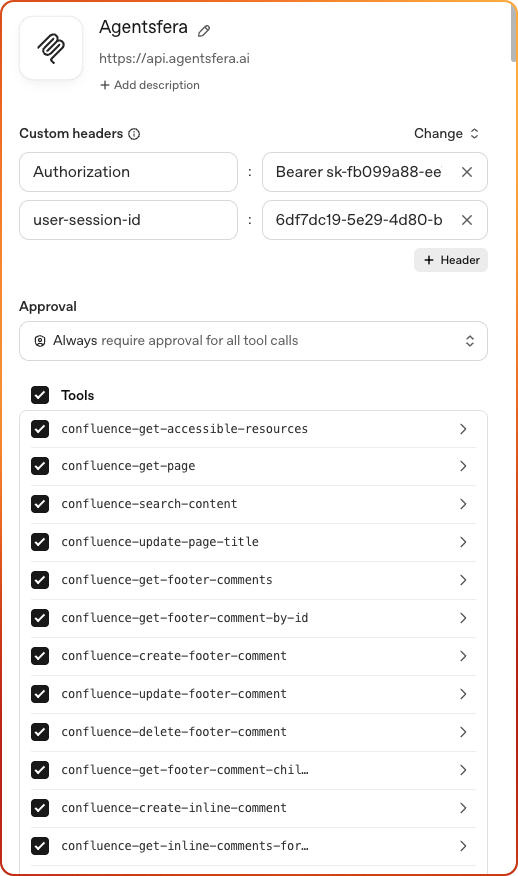Successful connection confirmation